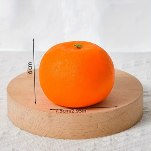 Naranjas Artificiales Realistas de Espuma para Decoración de Halloween, Navidad, Hogar, Cocina, Fiestas - Product Image 3