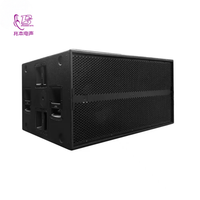 SUB 9006-AS Subwoofer audio professionnel double de 18 pouces actif avec 142 dB et 3600 W RMS 7200 W de crête, adapté aux scènes de grande envergure