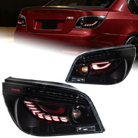 Feu arrière pour BMW Série 5 E60 2003-2010, style écailles de dragon, feu arrière LED avec clignotant séquentiel, pièce de rechange aftermarket
