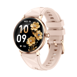 สมาร์ทวอทช์ผู้หญิง รุ่น AK107 หน้าปัดกลม HD จอสัมผัสเต็มรูปแบบ แฟชั่นสำหรับสุภาพสตรี - Product Image 4