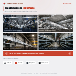รางเคเบิลโลหะกัน<span class=keywords><strong>ไฟ</strong></span>แบบชุบสังกะสีสำหรับภายนอกอาคาร พร้อมอุปกรณ์เสริม - Product Image 5