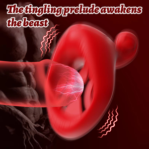Red-lipped Clitoral Stimulation Ring <b>for</b> <b>Men</b> and Women a Delay Ring <b>for</b> Female Clitoral Stimulation Adult Product Wholesale - Product Image 4