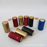 Capsule de bouteille de vin rouge Couvercles en plastique thermorétractables en PVC avec bande détachable