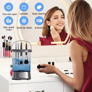Precio de Fábrica, Marca Privada, Logotipo Personalizado, Dispositivo 2 en 1 para Limpiar y Secar Brochas, Máquina Limpiadora de Alta Frecuencia para Brochas de Maquillaje - Product Image 2