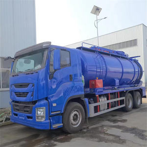20M ³ I Suzu Giga Caminhão De Sucção De Esgoto A Vácuo, Euro6 Tipo Sucção Esgoto Escavador/Automático 6*4 Diesel Preço De Fábrica - Product Image 4