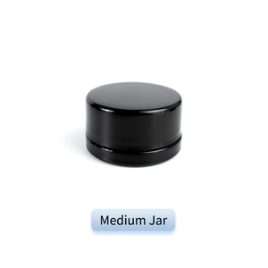 5ml 9ml Clear White Black Uv Glass square Cube Cream <b>Jar</b> Child Resistant Concentrate <b>Jar</b> With Childproof Lid - Product Image 2