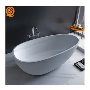 中国新モデルジョイントシームレス人工石自立型浴槽アクリルプロモーション用