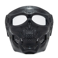 Masque tactique unisexe coupe-vent pour sports de plein air, motocross et moto, avec protection oculaire intégrée