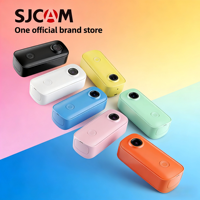 SJCAM C100 + caméra de sport à pouce étanche 4K enregistreur d'équitation de moto 360 pour le vélo en plein air