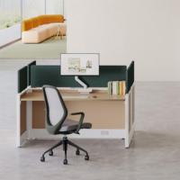 Système de bureau modulaire extensible OMNI à 4 postes pour le télémarketing et les bureaux