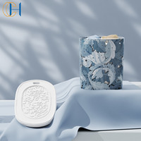 C & H Home Decoration 100ml Bouteille en verre Diffuseur de roseaux Bougie parfumée Coffret cadeau de luxe
