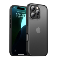 Housse de protection pour iPhone 16 Pro Max 16plus 17 Air, translucide et mate, en TPU, antichoc, pour téléphone portable, design original