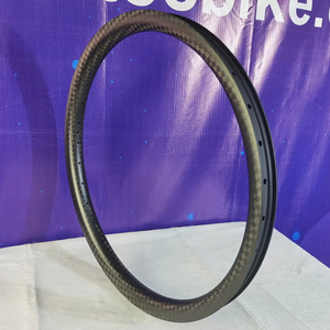 26/27.5ER DH ขอบคาร์บอน <span class=keywords><strong>Tubeless</strong></span> <span class=keywords><strong>Hookless</strong></span> ลงฮิลล์จักรยานเสือภูเขาวงกลม 40 มม. กว้าง 32 มม. โปรไฟล์ 31 มม. กว้างภายใน - Product Image 6