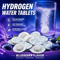Comprimés effervescents d'hydrogène, options de saveurs, préparation de boisson soluble dans l'eau, portable, pour la maison, le bureau, les voyages, personnalisable