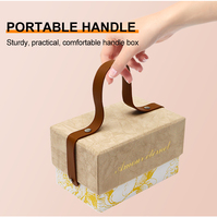 Boîte en carton écologique et recyclable personnalisée, sac à poignée avec des matériaux recyclés pour cadeaux, cadeaux de mariage ou faveurs