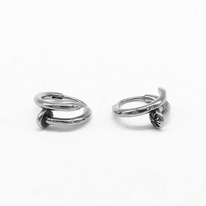 Pendientes de acero inoxidable yunnique con diseño geométrico para hombres y mujeres, joyería de moda sencilla GZYE-0983 - Product Image 5