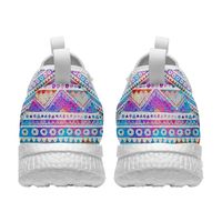 Vente directe d'usine, baskets unisexes légères imprimées à lacets, empeigne en mesh respirante, chaussures de sport décontractées tendance, hiver-printemps