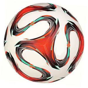 ฟุตบอลอาฮีร่า ขนาด 5 สำหรับการฝึกซ้อมและแข่งขัน น้ำหนักเบา ทนทาน ผลิตจากวัสดุ PU คุณภาพสูง เย็บด้วยเครื่องจักร เป็นมิตรต่อสิ่งแวดล้อม พร้อมโลโก้สั่งทำได้ - Product Image 6