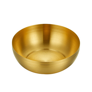 Stainless Steel Bowl SUS304 Gold Silver Home Kitchen Dishwasher Safe <b>Microwave</b> Safe <b>Small</b> Serving Bowl - Product Image 4