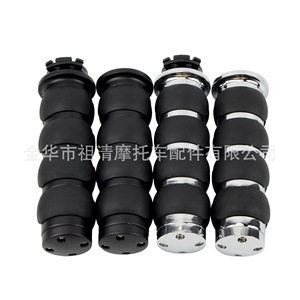 Poignées de guidon de moto Aoran en alliage de zinc noir, universelles, adaptées aux poignées d'assistance au guidon de style rétro Harley - Product Image 5