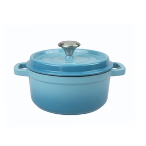 <span class=keywords><strong>Cocotte</strong></span> <span class=keywords><strong>en</strong></span> <span class=keywords><strong>fonte</strong></span> émaillée blanc ivoire de qualité supérieure, durable et à haute capacité de rétention de chaleur, pour usage domestique et professionnel. - Product Image 2