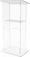 Lanterne en acrylique blanche transparente, haut-parleur portatif, adapté aux restaurants et réceptions de mariage