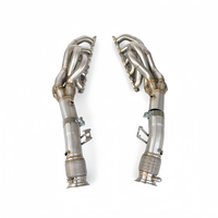 Header Manifold Knalpot Stainless Steel T304 dengan Sambungan Fleksibel untuk Audi R8 V10 5.2L 2010-2019 Peningkatan Performa Mobil Cocok dengan Original