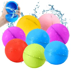 Летние игрушки Soppycid, разбрызгивающие шарики, водяные бомбы, многоразовые магнитные воздушные шары многоразового использования для детей