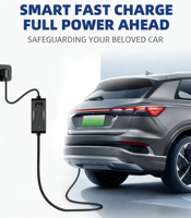 Chargeur EV EU 7kW, courant réglable 6-32A, station de charge rapide à domicile, plug and play pour véhicule électrique
