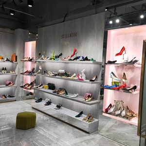 שידור ישיר מותאם אישית תצוגה מתלה מסך חנות נעליים תצוגה דוכן יופי סלון קוסמטיקה ארון בגדים - Product Image 2