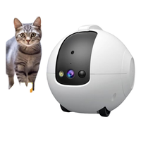 Jouet robot IA connecté pour animaux de compagnie, intelligent et automatique, avec laser pour chien et chat, caméra HD, en plastique, style classique et simple, vente en gros