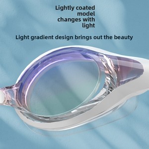 Occhialini da Nuoto Stile Europeo Casual da Spiaggia, Lenti PC HD Impermeabili Antiappannamento, Modello YG1800 Universale - Product Image 2
