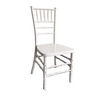 Chaises Chiavari empilables en résine blanche, design européen antique, pour usage commercial et hôtelier (vente en gros)
