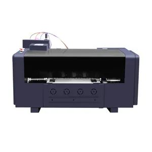 Bespaart Arbeid Kosten Digitale Label Dtf A3 Printer Met Gesneden Stukken Shaker Drogen Poeder Machine
