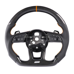 Volante in Fibra di Carbonio Personalizzato per Serie <span class=keywords><strong>Audi</strong></span> RS RS3 RS4 RS5 <span class=keywords><strong>RS6</strong></span> RS7 S3 S4 S5 Vecchia Serie B8 A8 R8 Q7 Q5 - Product Image 2