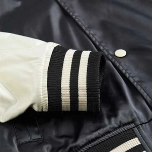 Veste universitaire d'hiver de haute qualité, corps en laine, manches en cuir véritable, veste universitaire élégante personnalisée pour hommes - Product Image 5