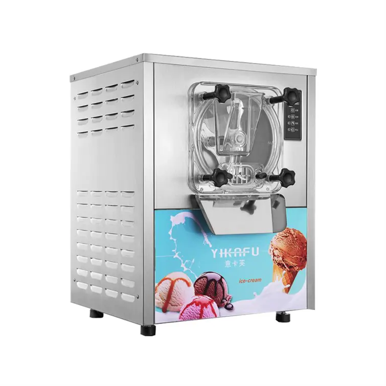 Mini gelato duro italiano usato riempimento gelato combinato servire macchina per il congelamento maker vetrina casa nuovo congelatore in lotti in vendita