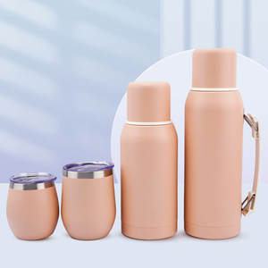 Venta al por mayor 8oz <span class=keywords><strong>Mate</strong></span> Cup 1L Botella de agua Sudamérica Regalo Promoción Aislamiento al vacío Acero inoxidable Yerba <span class=keywords><strong>Mate</strong></span> Cup Juego de té - Product Image 2