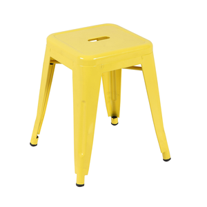 Modern Low Height Metal Bar <strong>Stools</strong> for Home Bar Outdoor Living Hotel Kitchen- <strong>Stacking</strong> Furniture for Wholesale - Product Image 3