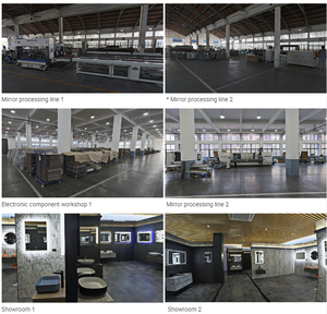 กระจกห้องน้ำ Led,กระจกโต๊ะเครื่องแป้งทรงกลมขนาดเล็กด้านข้างสำหรับฟิตเนสตู้เก็บของกระจกแต่งหน้า - Product Image 4