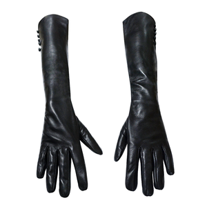 Gants d'hiver en cuir de mouton importé pour hommes et femmes – doublure en cachemire, boucle en métal, respirants, pour le sport et les voyages - Product Image 1