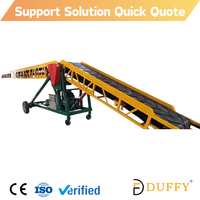 Transmetteur inclinable à double bras articulé flexible, élévateur de cargaison rétractable portable pour la distribution de conteneurs et la logistique