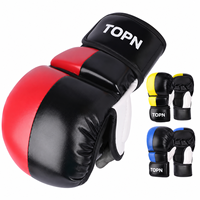Gants de MMA personnalisés OEM ODM avec logo personnalisé en cuir PU respirant pour arts martiaux mixtes, grappling, sparring, entraînement et compétition