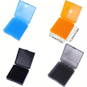 Tactische Outdoor <span class=keywords><strong>MTM</strong></span> 9mm 100rds Draagbare doos PP Opbergdoos Opbergkoffer Bullet Box Organizer - Product Image 4