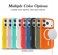 Coque de téléphone écologique en paille de blé et TPU pour iPhone 17 Pro Max 17 Air, magnétique, souple et biodégradable