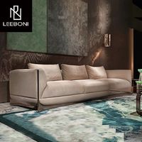 Salon de luxe italien salon maison canapé design moderne velours tissu mobilier modulaire canapé ensemble