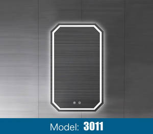 Lumière de salle de bain à LED murale moderne pour hôtel, anti-buée, intelligente, carrée, avec fonction tactile, étanche, <span class=keywords><strong>luminaire</strong></span> de salle de bain - Product Image 4