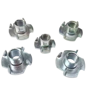 Tuercas de cuatro puntas Xinjunye M3 M4 M5 M6 M8 M10 zincadas para muebles de madera contrachapada - Product Image 2