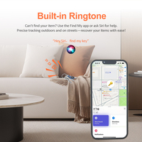 Certifié Mfi Localisation Tracker Bagages Localisateur Valise Tracker Mini Key Finder Air Tag pour Apple