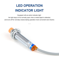 Interrupteur de proximité LJ12A3-4-Z/AX, trois fils, NPN NO NC PNP, 6-36VDC, interrupteur à induction M12 IP67, portée de détection 4MM